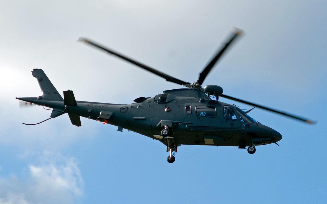 AW 109 NZ3409 of the Royal New Zealand Air Force - ph: Aldo Ciarini 2010 AW 109 of Royal New Zealand Air Force